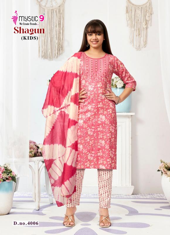 Mystic9 shagun (kids) vol 4 wholesale western kurties in ahemdabad